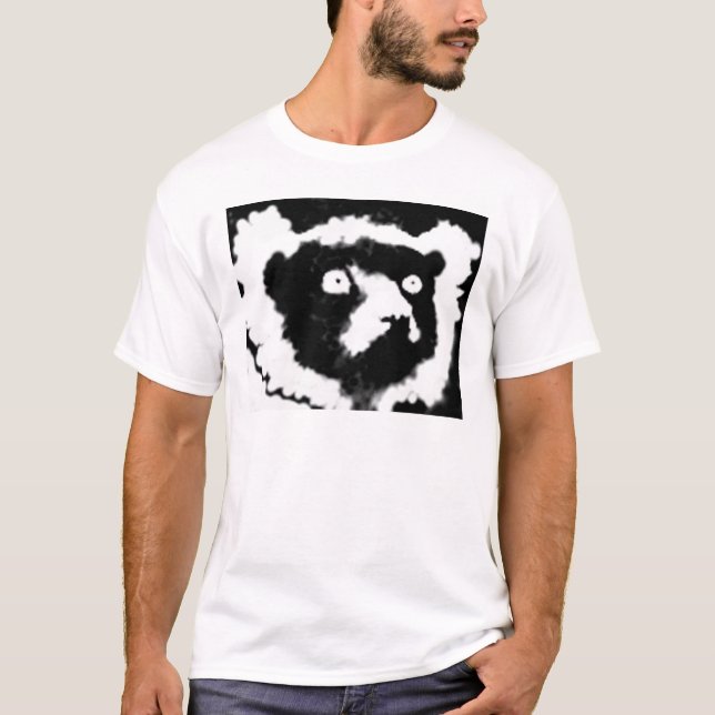 T-shirt Lémur de Ruffed simple (Devant)