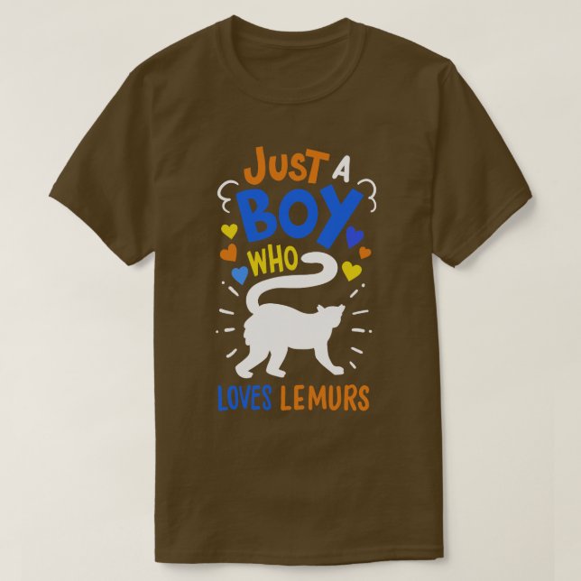 T-shirt Lemur Lemur Lover (Design devant)