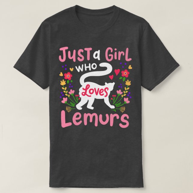 T-shirt Lemurs Lemur Lover 2 (Design devant)