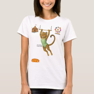 T-shirt Lena artiste de trapèze léopard