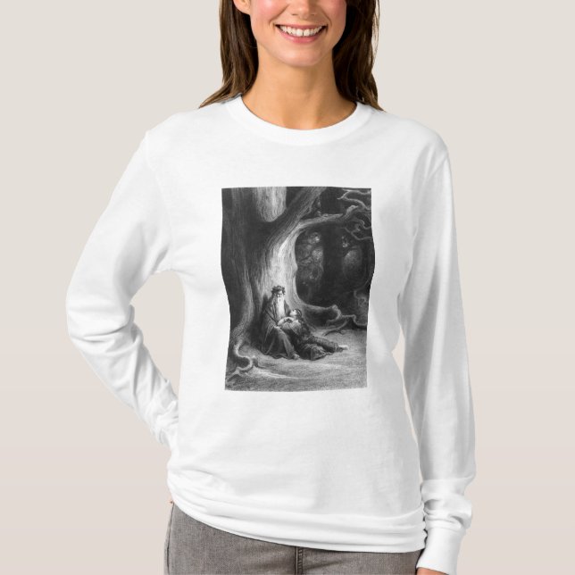 T-shirt L'Enchanter MERLIN et Vivien féerique (Devant)