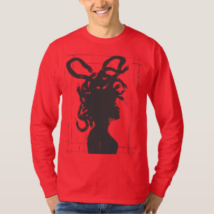 T-shirt L'encre de Méduse : dessin mythique à la main