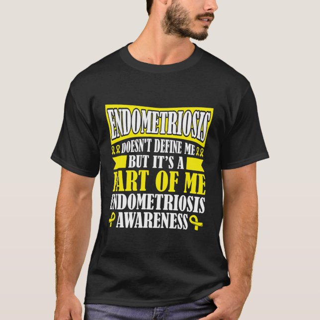 T-shirt L'endométriose ne définit pas le post d'hystérecto (Devant)