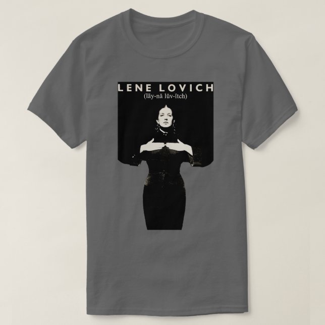 T-shirt LENE LOVICH les années 70 (Design devant)