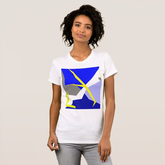 T-shirt L'énergie artistique Abstraite (Devant entier)