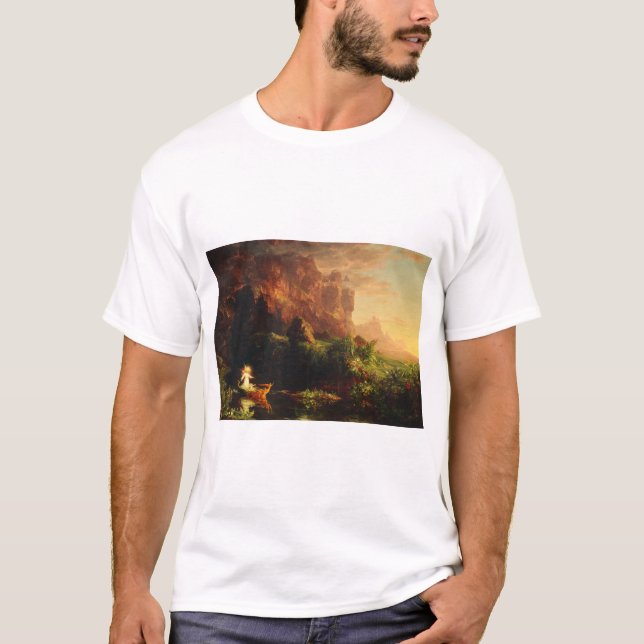 T-shirt L'enfance, Le Voyage de la vie de Thomas Cole (Devant)