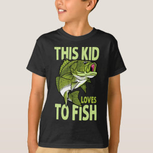 T-shirt L'Enfant Aime Pêcher Les Enfants