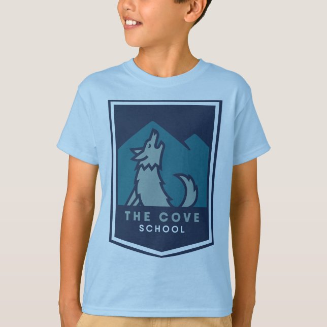 T-shirt L'enfant d'école de crique (Devant)