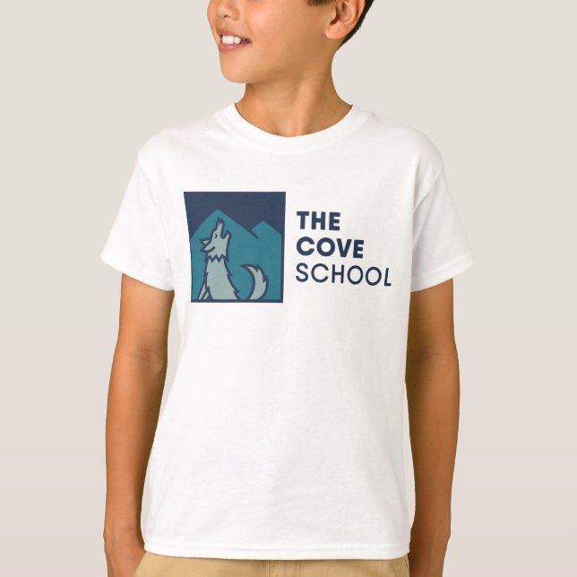 T-shirt L'enfant d'école de crique (Devant)