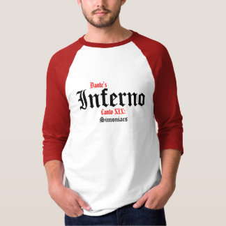T-shirt L'enfer de Dante, chemise du chant XIX