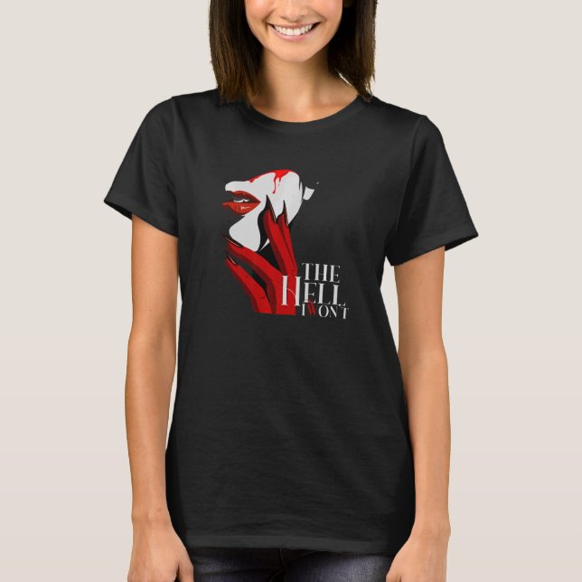 T-shirt L'enfer, je ne veux pas (Devant)