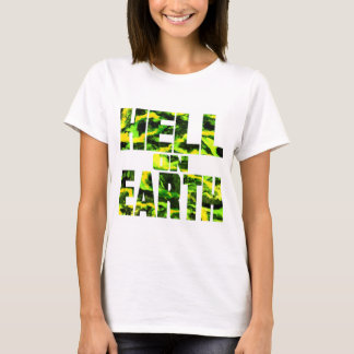 T-shirt L'Enfer sur Terre T (vert toxique) pour femmes
