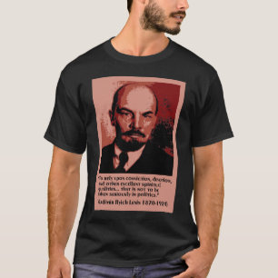 T-shirt Lénine sur la politique