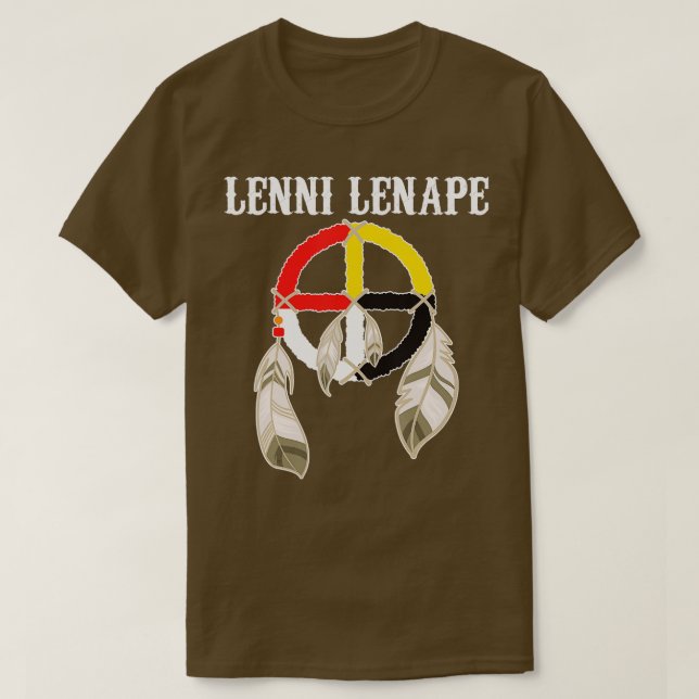 T-shirt Lenni Lenape Delaware Amérindiens Medi (Design devant)