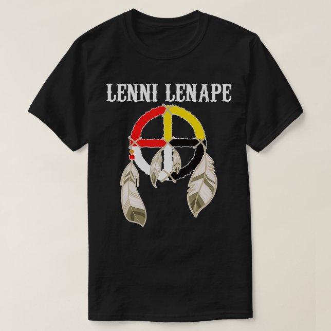 T-shirt Lenni Lenape Delaware Native American Indians Medi (Design devant)