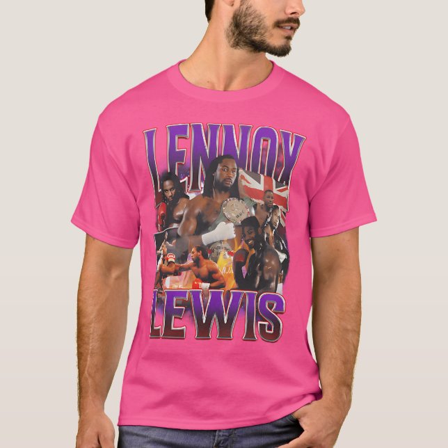 T-shirt Lennox Lewis Vintage (Devant)