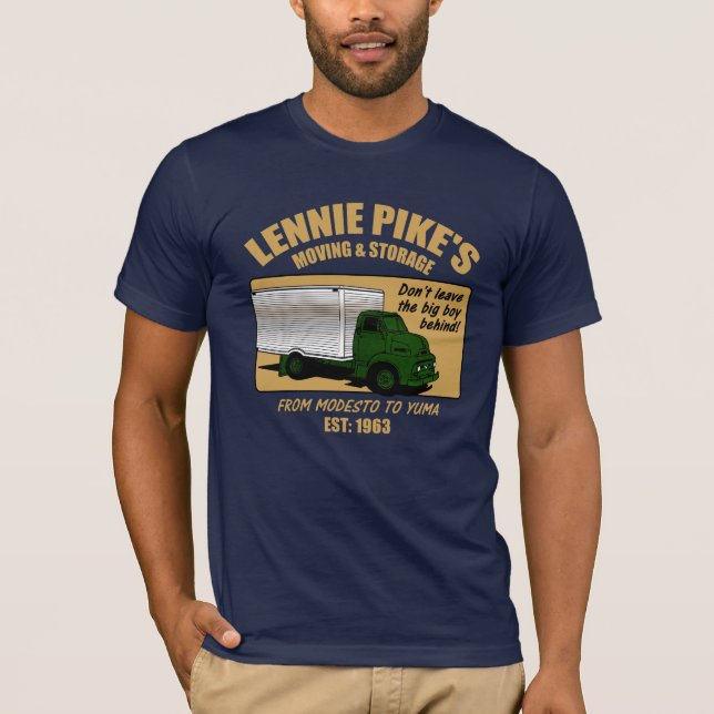 T-shirt Lenny Pike's Moving & Storage (Devant)