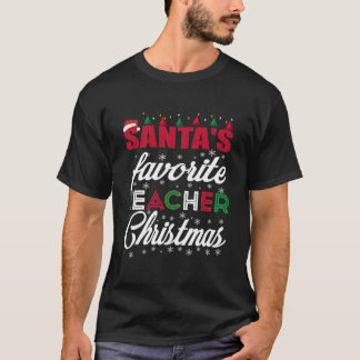 T-shirt L'enseignant préféré du Père Noël