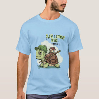 T-shirt Lent Et Régulier Gagne… Éventuellement