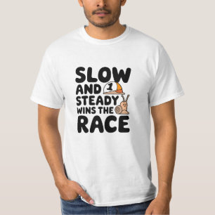 T-shirt Lent et stable gagne la course