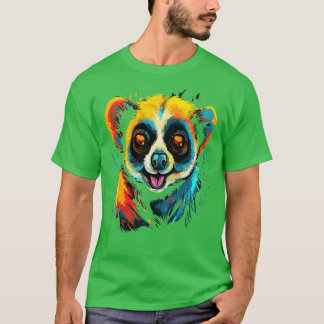 T-shirt Lent Loris Souriant