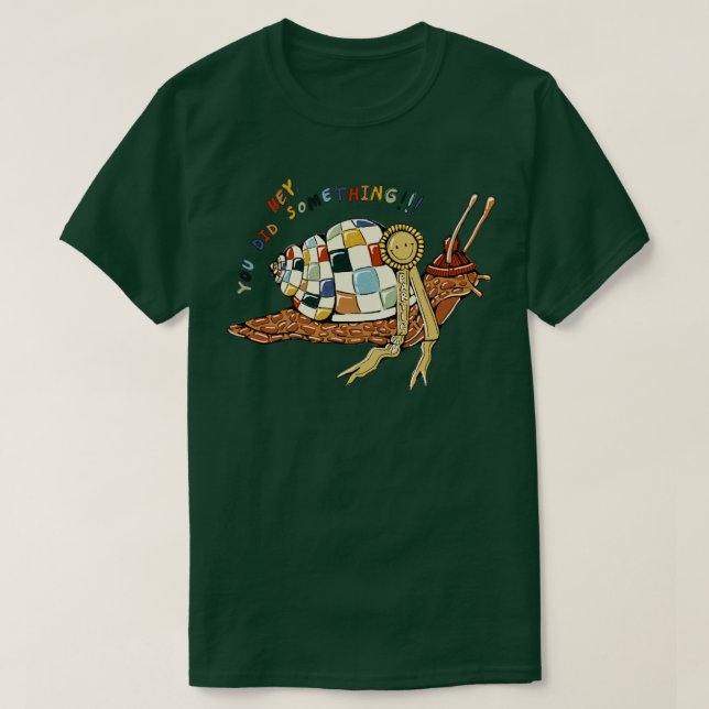 T-shirt Lentement mais sûrement (Design devant)