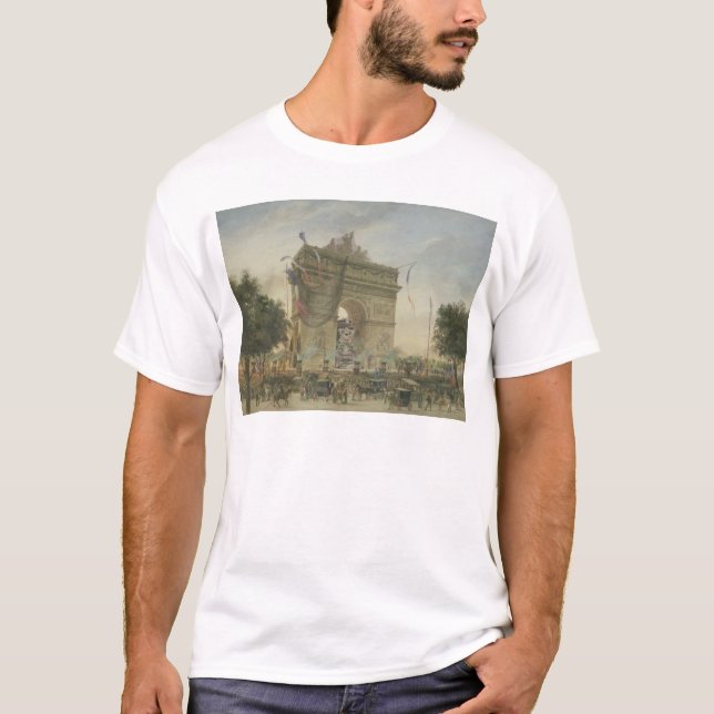 T-shirt L'enterrement de Victor Hugo 1885 (Devant)