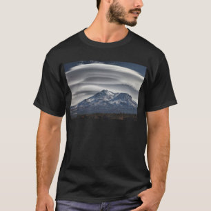 T-SHIRT LENTICULAIRE AU-DESSUS DE SHASTA #3 DE LA TA