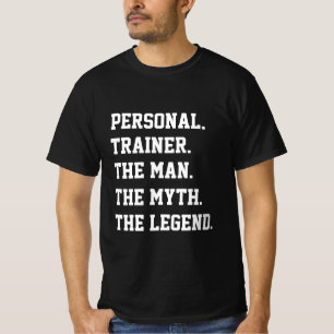 T-shirt L'Entraîneur Personnel L'Homme Le Mythe La Légende
