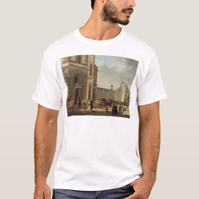 T-shirt L'entrée à Musee de Louvre et St (Devant)