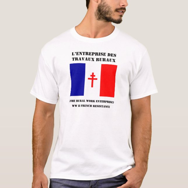 T-shirt L'entreprise rurale de travail (Devant)