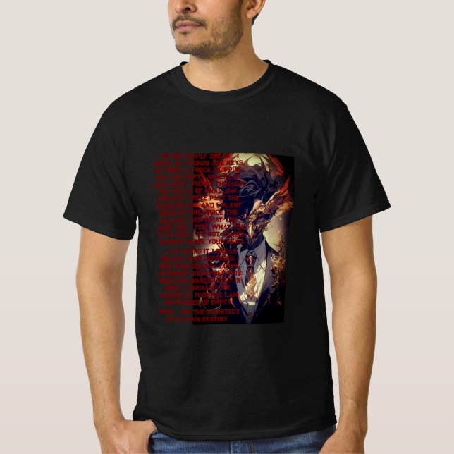 T-shirt L'envahisseur des esprits vides" - Conception de d (Devant)
