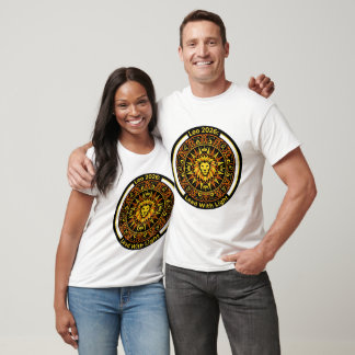 T-shirt Leo 2026 Zodiac Mandala | Lion Fire Sign Astrology