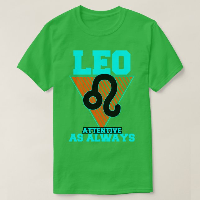T-shirt Leo Attentive Comme Toujours (Design devant)