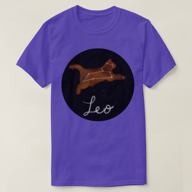 T-shirt Leo Constellation (Design devant)