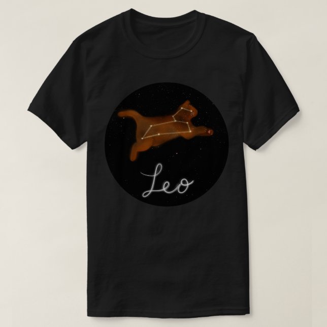 T-shirt Leo Constellation (Design devant)