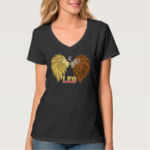 T-shirt Leo Faits Astrologie Lion signe Zodiac Anniversair