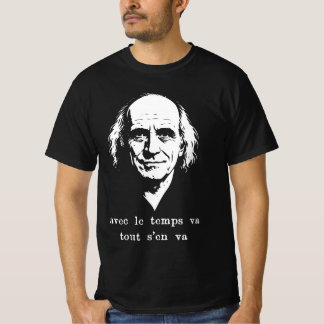 T-shirt Léo Ferré – Avec le Temps – Portrait Vintage