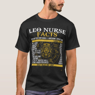 T-shirt Leo Girl Facts Zodiac Signes Des Faits Nutritionne