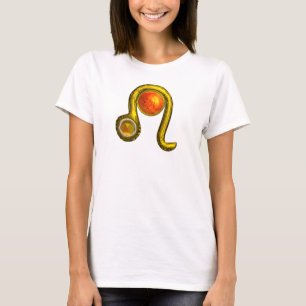 T-shirt LEO, Golden, Zodoac bijou d'anniversaire