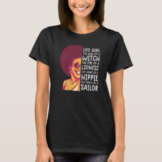 T-shirt Leo Queen For Women Astrology Zodiac Girls Leo
