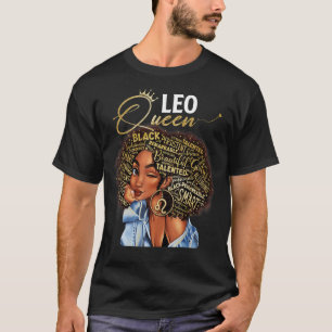 T-shirt Leo Queen Sweet As Candy Cadeau Anniversaire Pour 