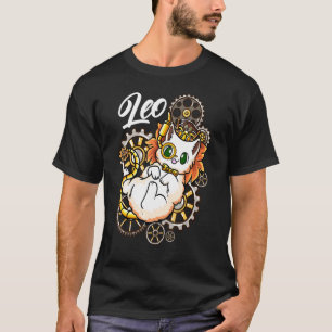T-shirt Léo Steampunk Inspiré Lion Steampunk Associé Lion