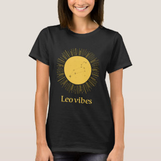 T-shirt Leo Vibes Astrologie amusante