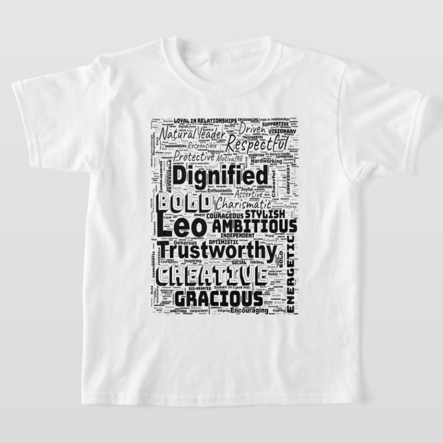 T-shirt Leo Zodiac Mot Cloud Inspiration Latte Mug (Poser)