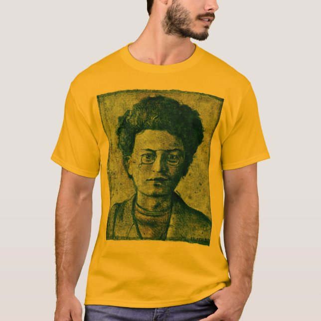 T-shirt Léon Trotsky. Héros et martyre de l'Union (Devant)
