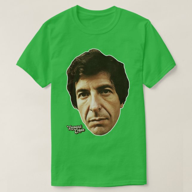 T-shirt Leonard Cohen (Design devant)