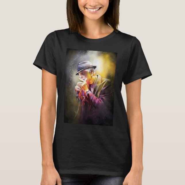 T-shirt Leonard Cohen 02 (Devant)