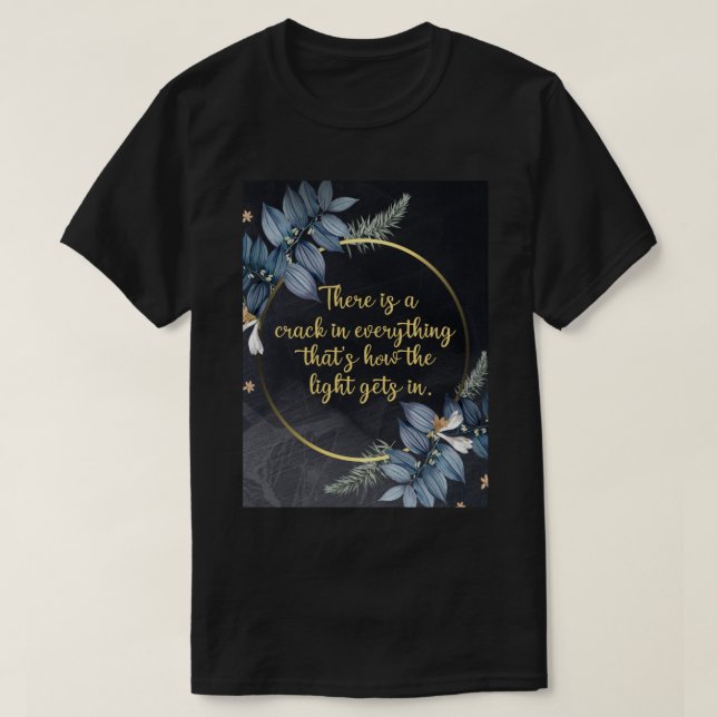 T-shirt Leonard Cohen (8) (Design devant)