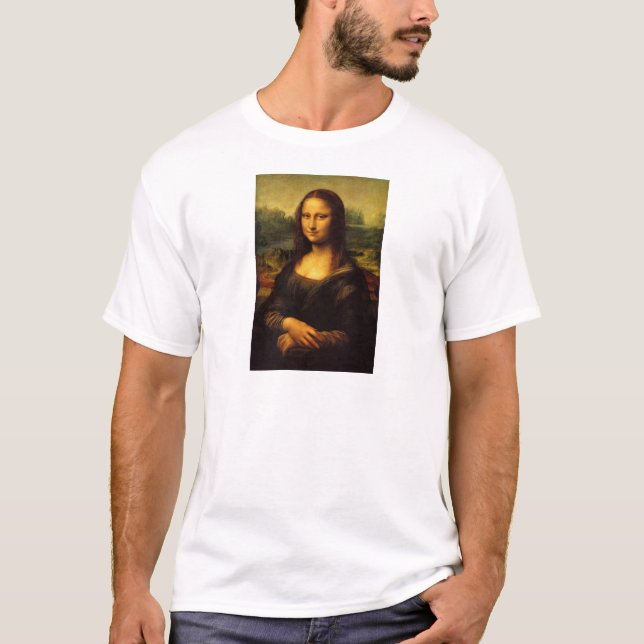 T-shirt Léonard de Vinci, Mona Lisa (Devant)